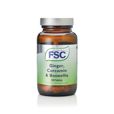 FSC Ginger, Curcumin & Boswellia 120 tabs