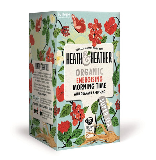 Heath & Heather Organic Energising Morning Time Tea 20 bags