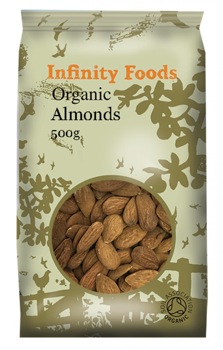 Infinity Foods Organic Almonds 500g