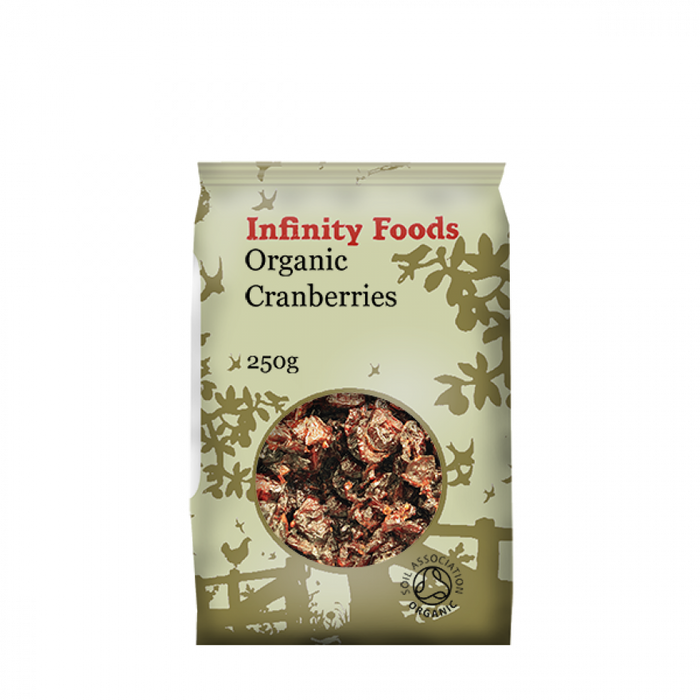 Infinity Foods Cranberries with Apple Juice 250g