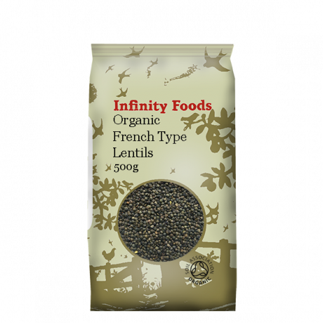 Infinity Foods Organic French Type Lentils 500g
