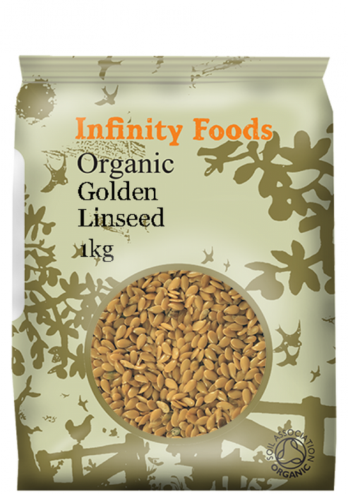 Infinity Foods Organic Linseed Gold 1KG