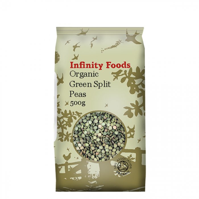 Infinity Foods Organic Green Split Peas 500g
