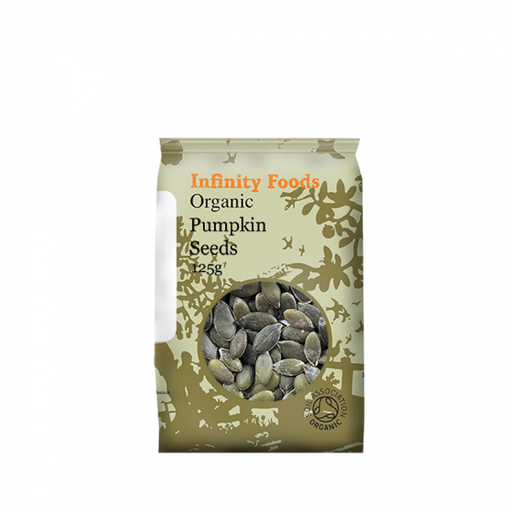 Infinity Foods Organic Pumpkin Seeds - AA grade 125g