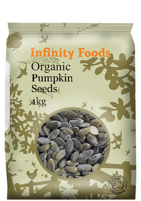 Infinity Foods Organic Pumpkin Seeds - AA grade 1KG