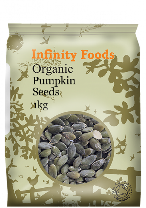 Infinity Foods Organic Pumpkin Seeds - AA grade 1KG