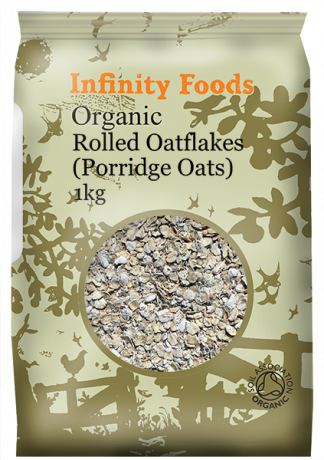 Infinity Foods Organic Rolled Oatflakes 1KG