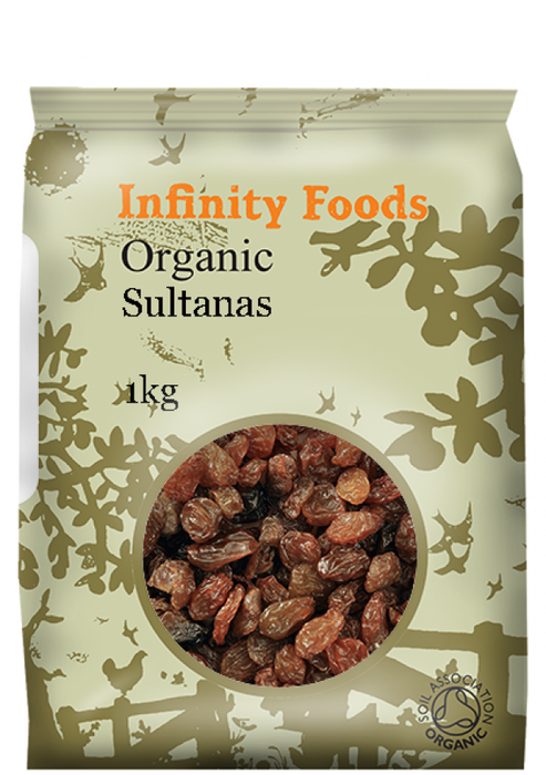 Infinity Foods Organic Sultanas 1KG
