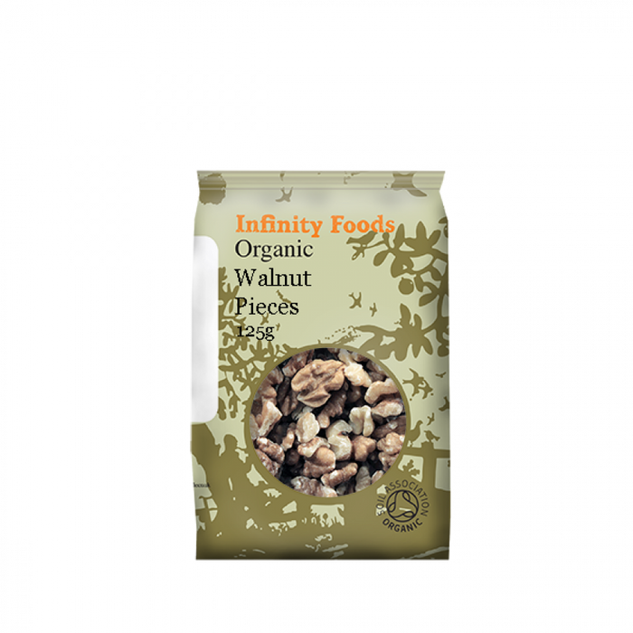 Infinity Foods Organic Walnut Pieces 125g