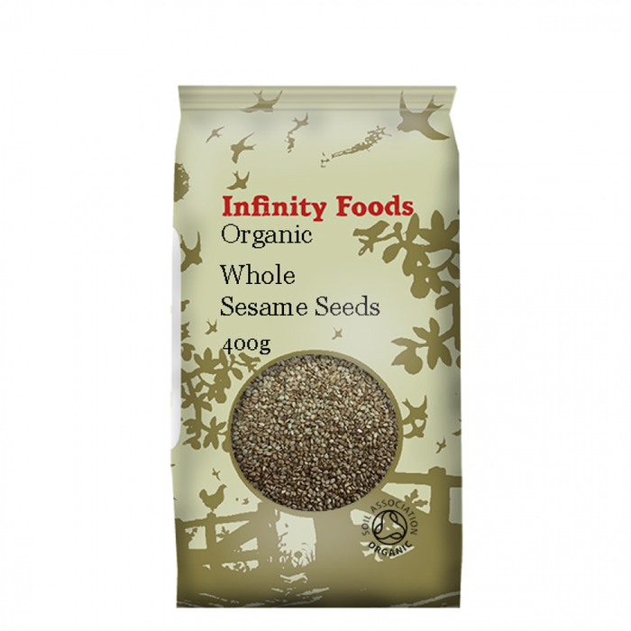 Infinity Foods Organic Whole Sesame Seeds 400g