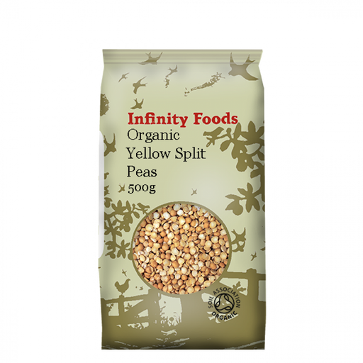 Infinity Foods Organic Yellow Split Peas 500g