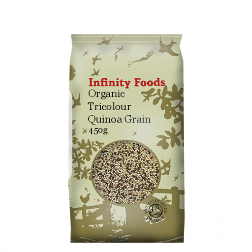 Infinity Foods Organic Tricolour Quinoa Grain 450g