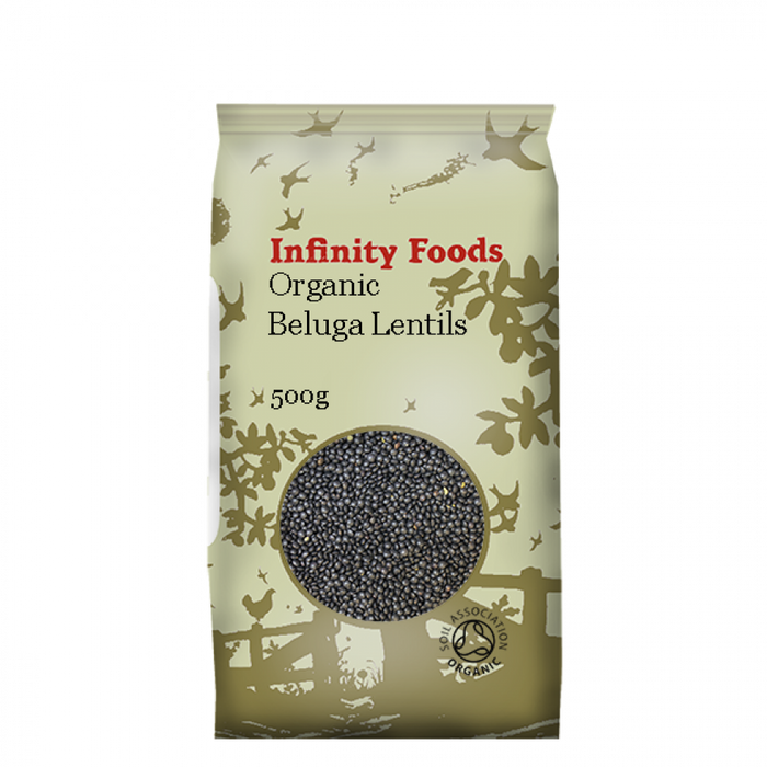 Infinity Foods Organic Beluga Lentils 500g