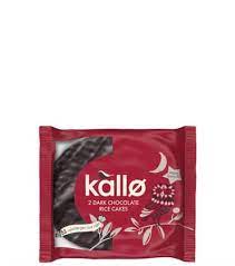 Kallo Dark Chocolate Topped Rice Cake 33g