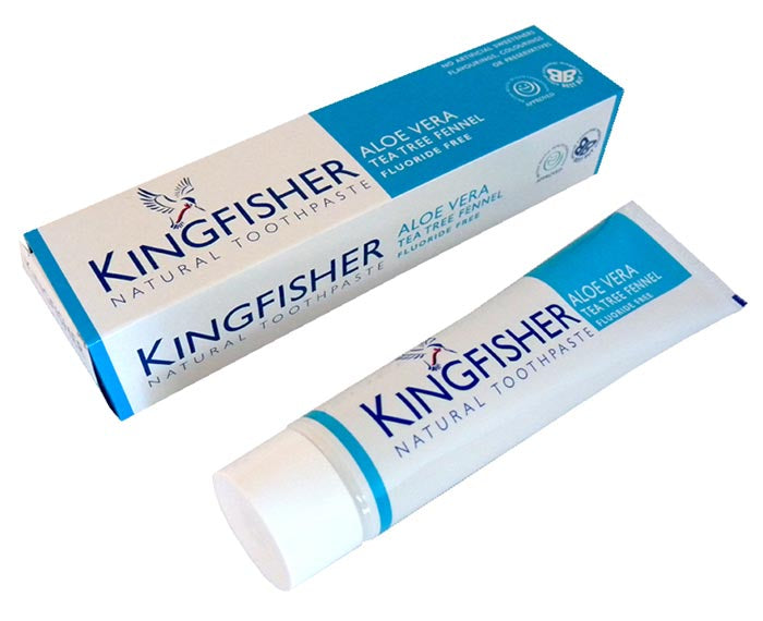 Kingfisher Aloe Vera/Tea Tree/ Fennel Fluoride Free Toothpaste 100ml