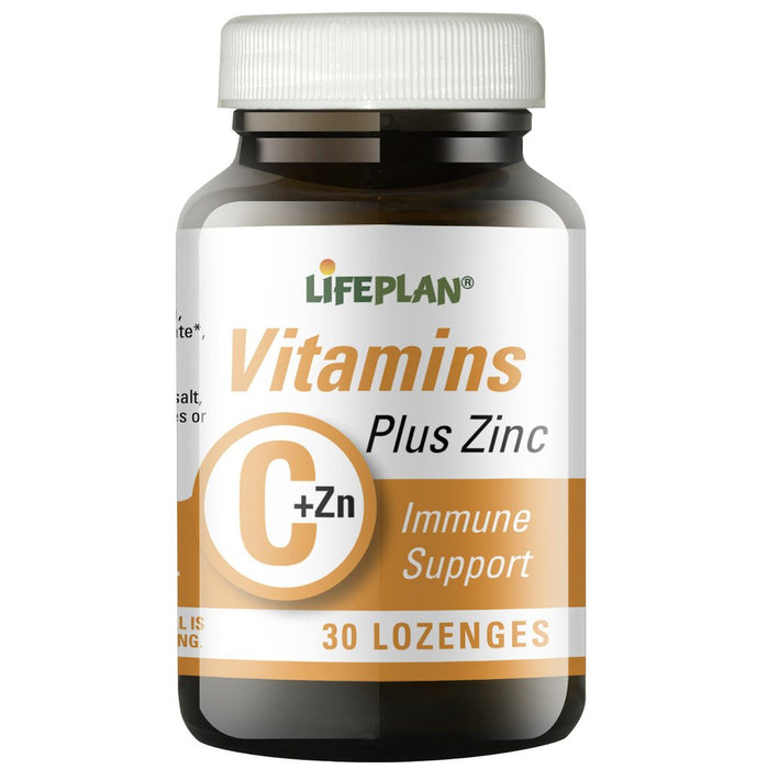 Lifeplan Vitamin C & Zinc lozenges 30