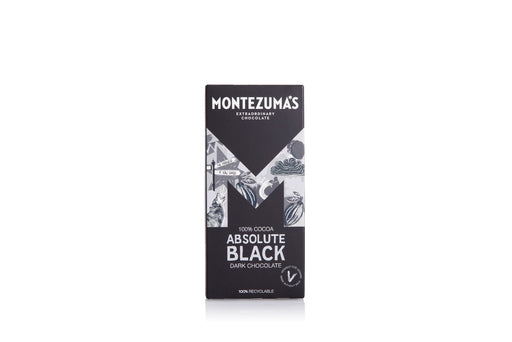 Montezuma's 100% Cocoa Chocolate Bar: Absolute Black 90g