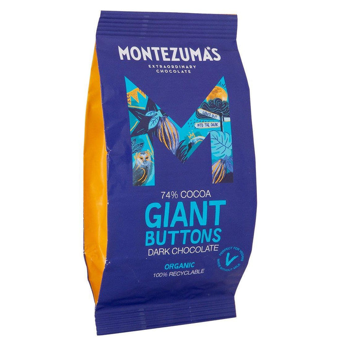 Montezuma's Organic Dark Giant Chocolate Buttons 180g