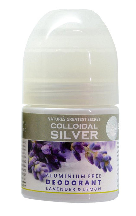 Nature’s Greatest Secret - Colloidal Silver Lavender & Lemon Deodorant 50ml