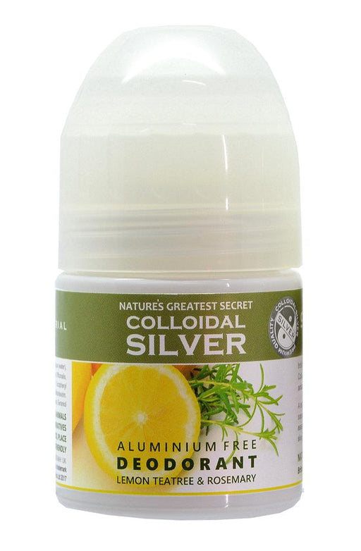 Nature’s Greatest Secret - Colloidal Silver Lemon Tee Tree Deodorant 50ml