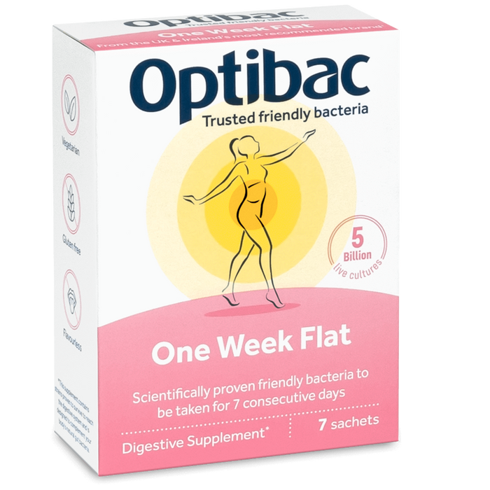 Optibac Probiotics One Week Flat (Flat Stomach) 7 sachets