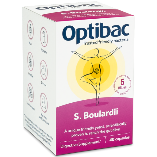 Optibac Saccharomyces Boulardii 40 Vcaps
