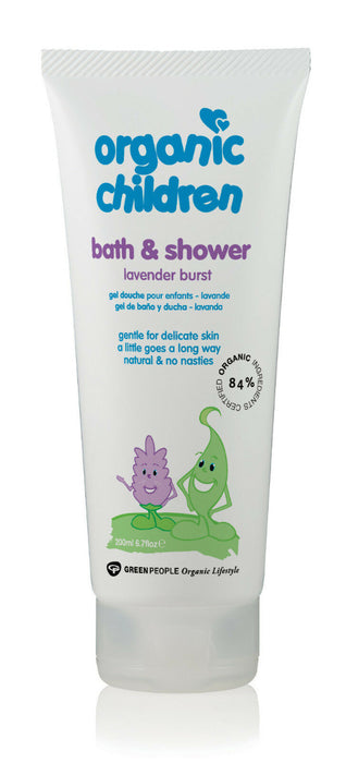 Organic Children Bath and Shower 200ml Lavender Burst