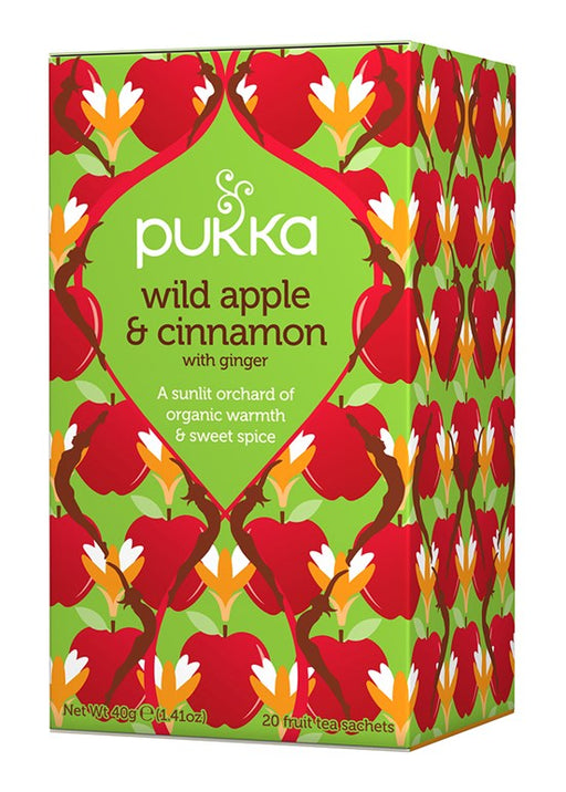 Pukka Wild Apple & Cinnamon Tea 20 bags