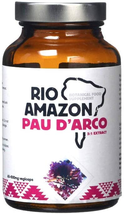 Rio Amazon Pau D'Arco 500mg 60 Vcaps
