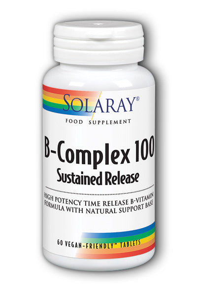 Solaray B-Complex 100 Sustained Release 60 Veg Caps