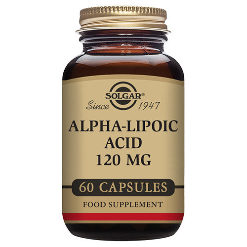 Solgar Alpha Lipoic Acid 120mg 60 Vcaps