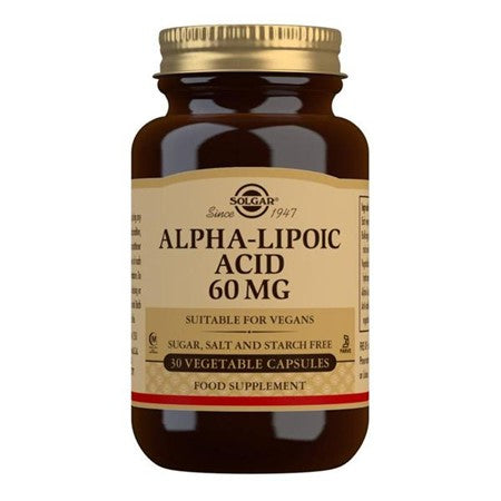 Solgar Alpha Lipoic Acid 60mg 30 Vcaps