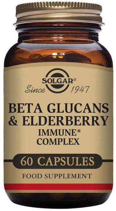 Solgar Beta Glucans & Elderberry Immune Complex 60 Vcaps