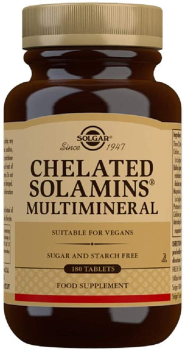 Solgar Chelated Solamins Multi Mineral 180 tabs