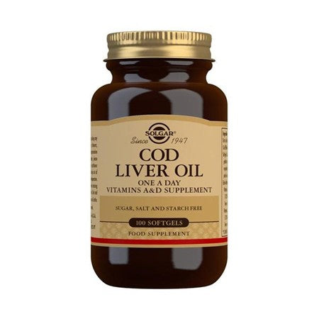 Solgar Cod Liver Oil Softgels (One a Day) 100 caps
