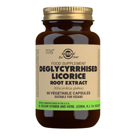 Solgar Deglycyrrhised Licorice Root Extract 60 Vcaps