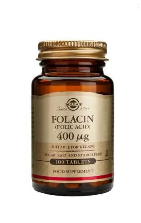 Solgar Folacin (Folic Acid) 400ug 100 tabs