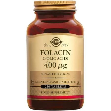 Solgar Folacin (Folic Acid) 400ug 250 tabs