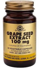 Solgar Grape Seed Extract 100mg 30 Vcaps