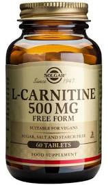 Solgar L-Carnitine 500mg 60 tabs