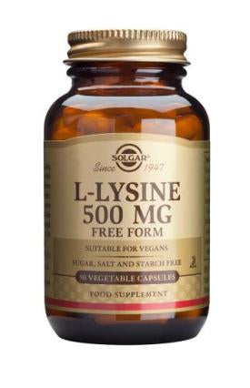 Solgar L-Lysine 500mg 50 Vcaps