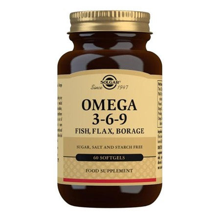 Solgar Omega 3-6-9 Fish Flax Borage 60 Softgels