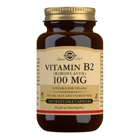 Solgar Vitamin B2 (Riboflavin) 100mg 100 Vcaps