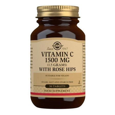 Solgar Vitamin C 1500mg with Rose Hips 90 tabs