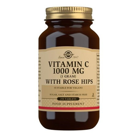 Solgar Vitamin C 1000mg with Rose Hips 250 tabs
