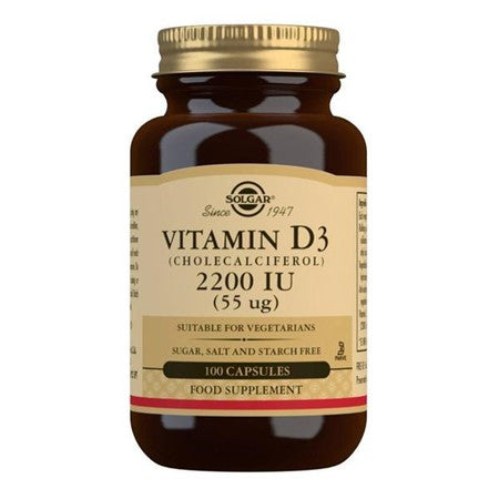 Solgar Vitamin D3 2200iu (55ug) 100 Vcaps