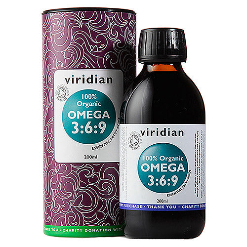 Viridian 100% Organic Omega 3,6 & 9 Oil 200ml