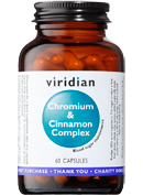 Viridian Chromium & Cinnamon Complex 60 caps