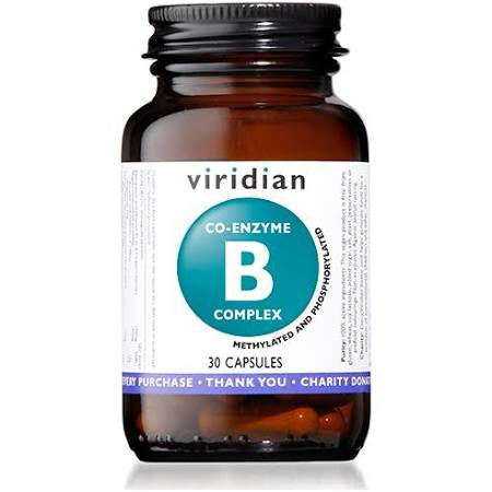 Viridian Co-Enzyme B Complex 30 vcaps