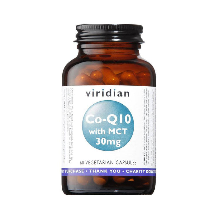 Viridian Co-enzyme Q10 30mg with MCT 90 Vcaps